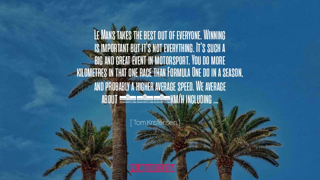 Formula One quotes by Tom Kristensen