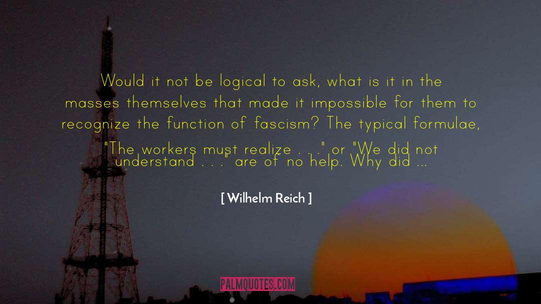 Formulae quotes by Wilhelm Reich