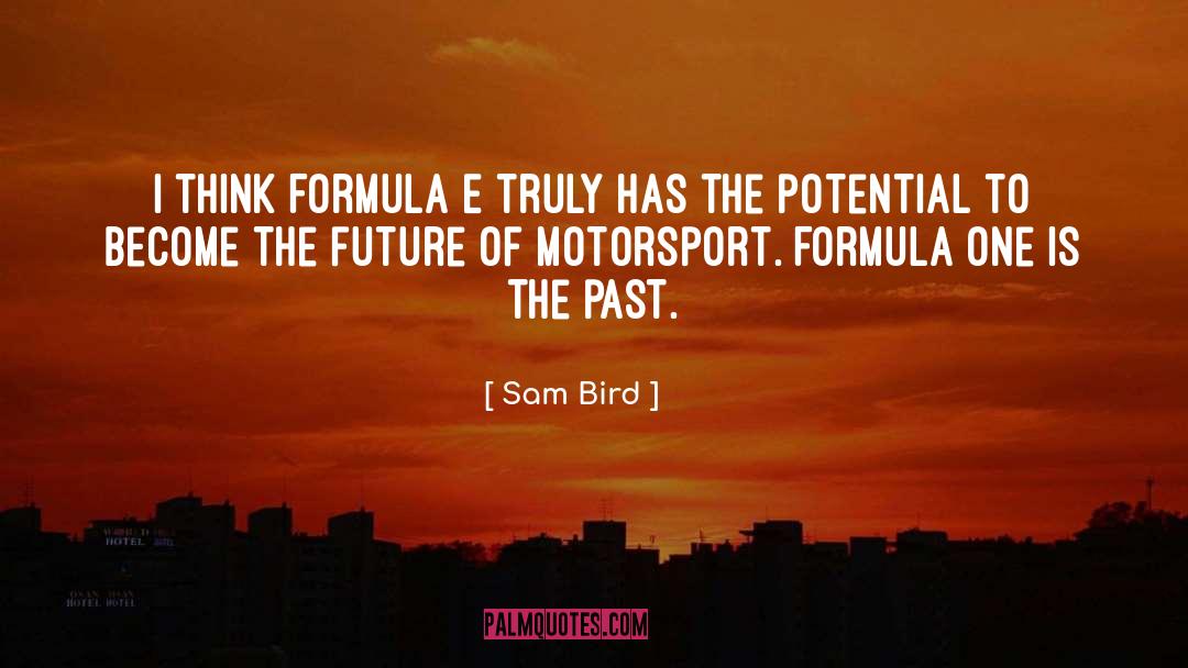 Formulas quotes by Sam Bird