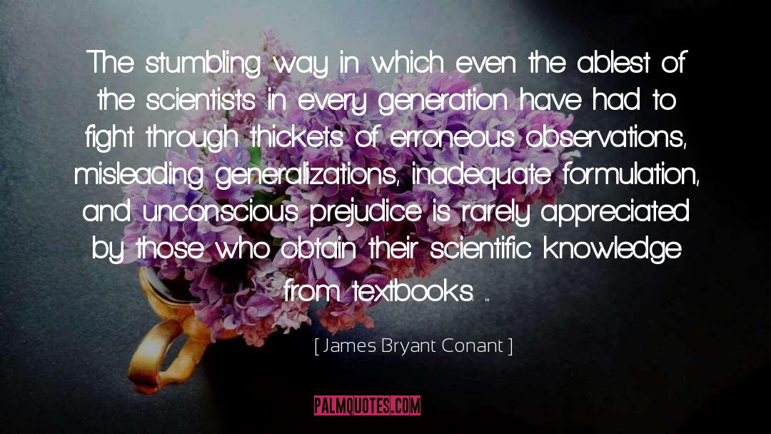 Formulation quotes by James Bryant Conant