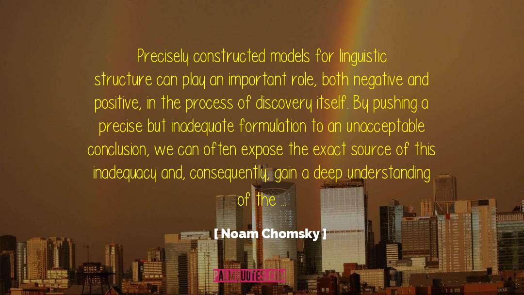 Formulation quotes by Noam Chomsky