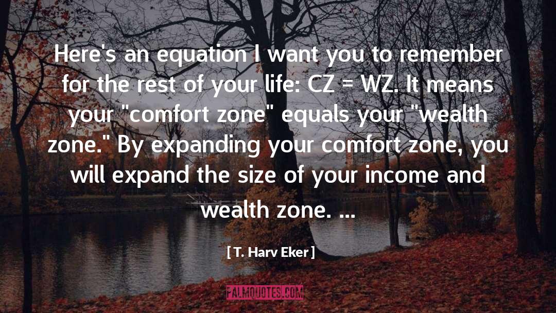 Fornuto Zone quotes by T. Harv Eker