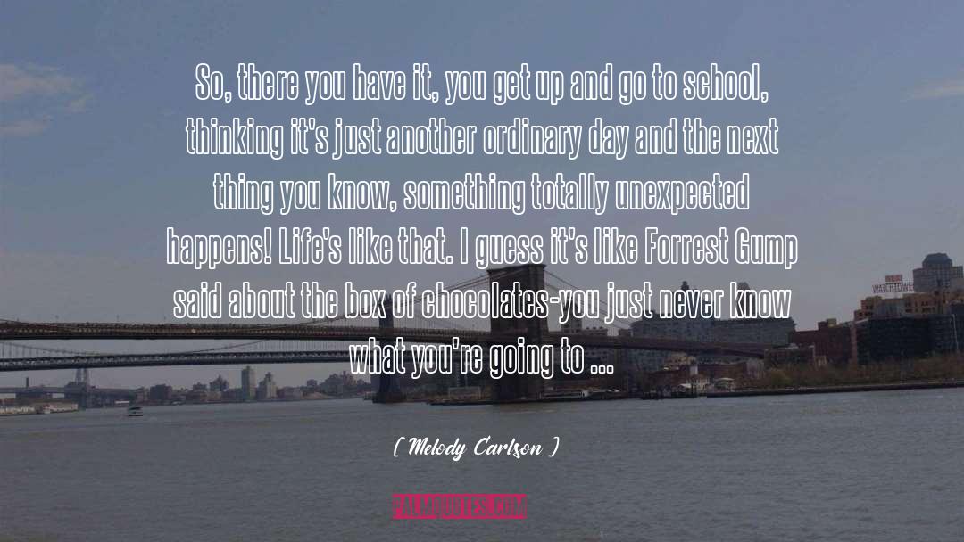Forrest Gump Charlie quotes by Melody Carlson