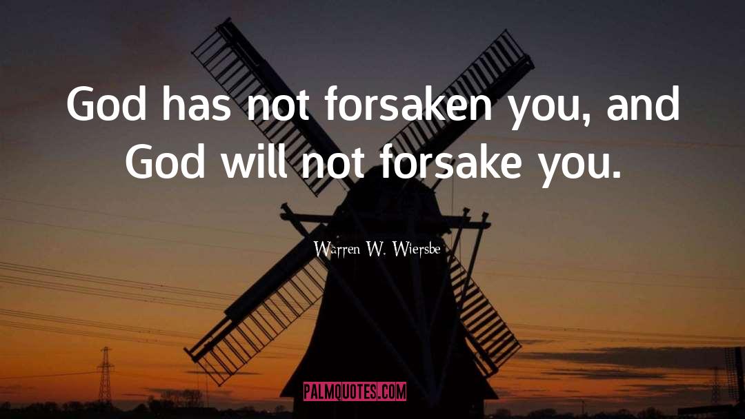 Forsake quotes by Warren W. Wiersbe