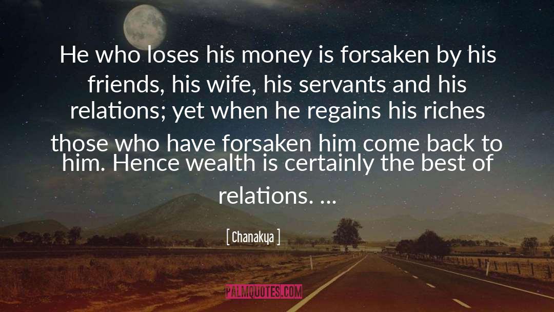 Forsaken quotes by Chanakya