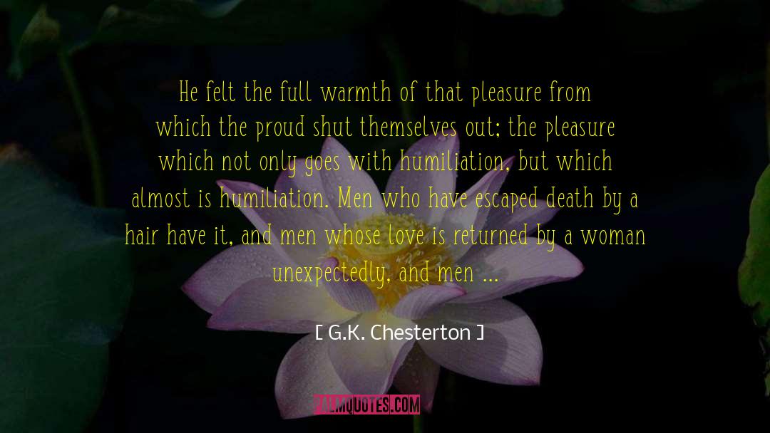 Forschner Knife quotes by G.K. Chesterton