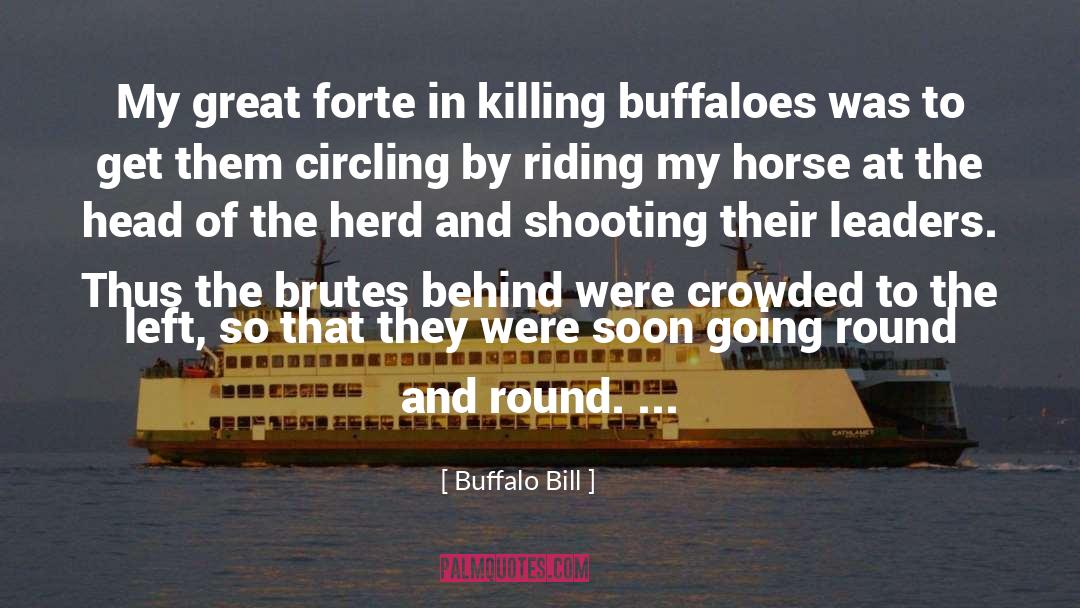 Forte quotes by Buffalo Bill