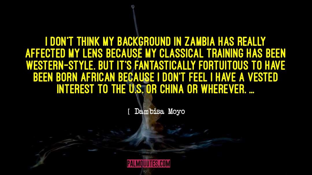 Fortuitous quotes by Dambisa Moyo