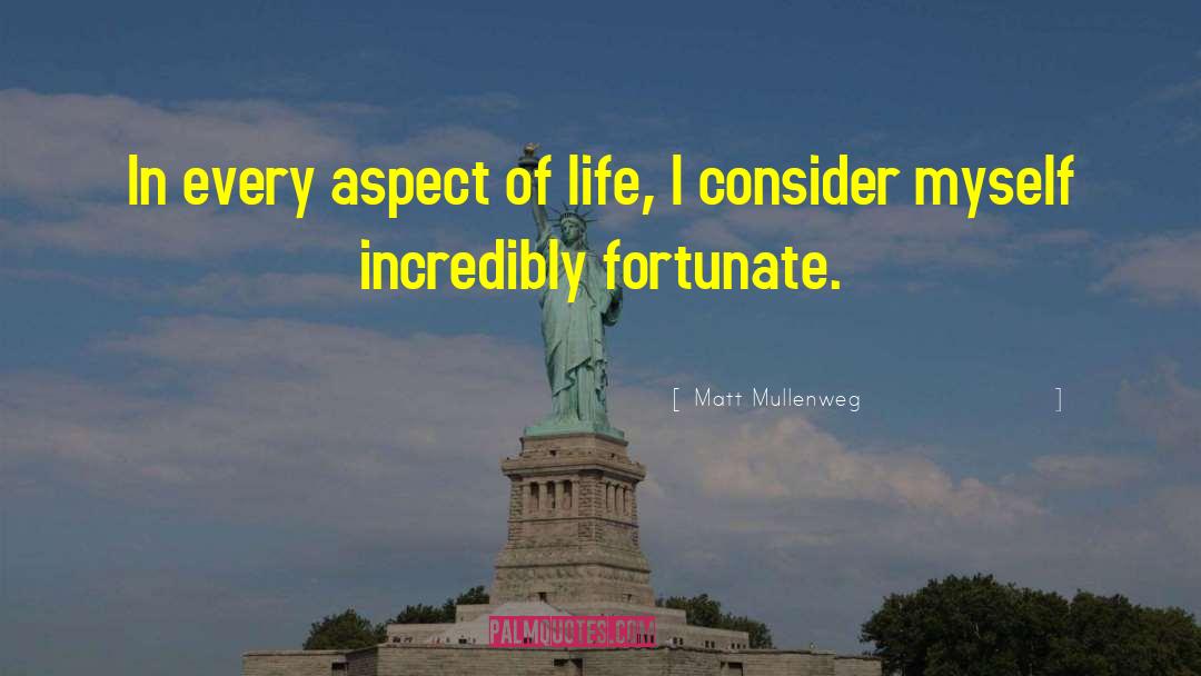 Fortunate Life quotes by Matt Mullenweg