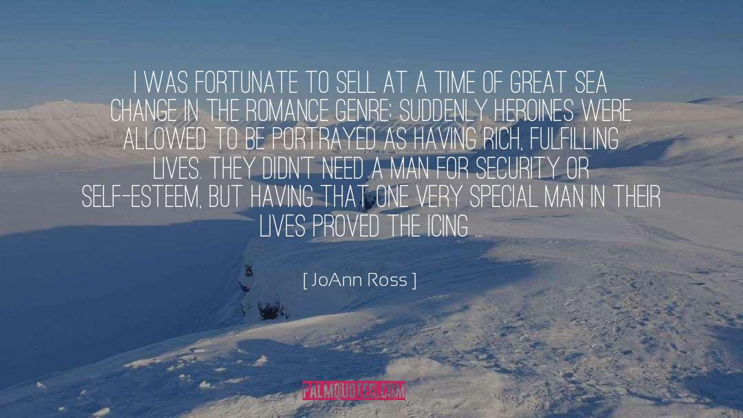 Fortunate quotes by JoAnn Ross