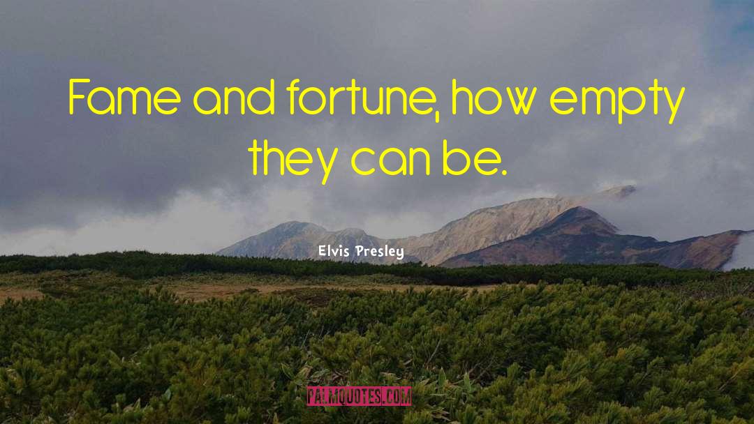 Fortune Cookie quotes by Elvis Presley