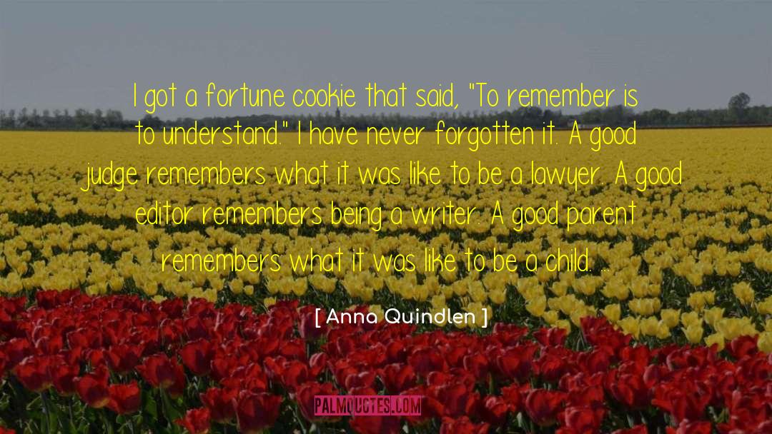 Fortune Cookie quotes by Anna Quindlen