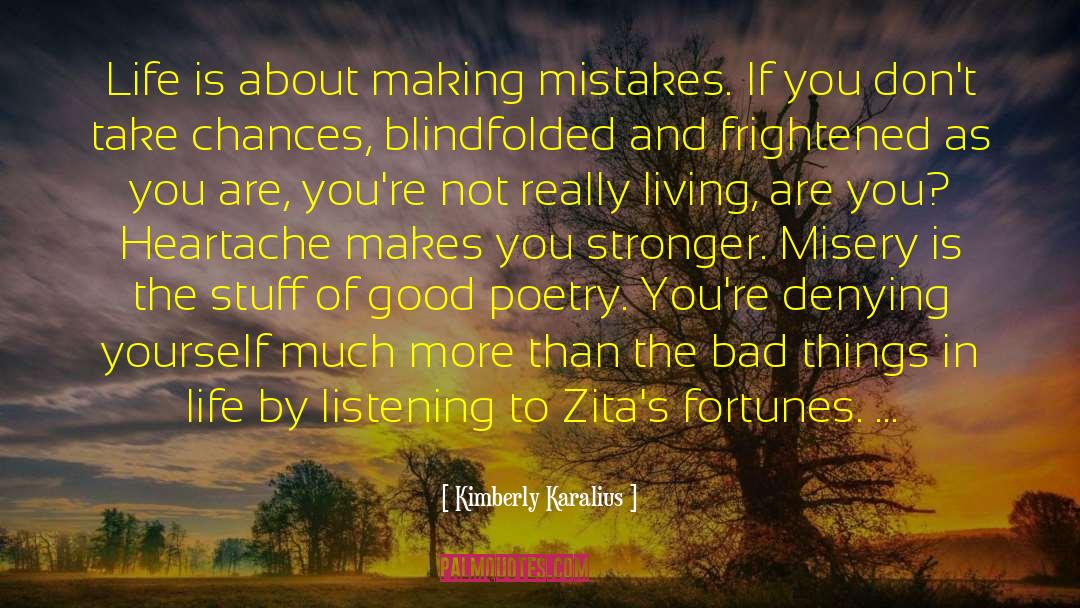 Fortune In Failing quotes by Kimberly Karalius