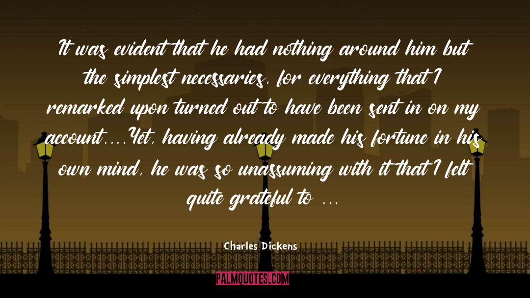Fortune quotes by Charles Dickens