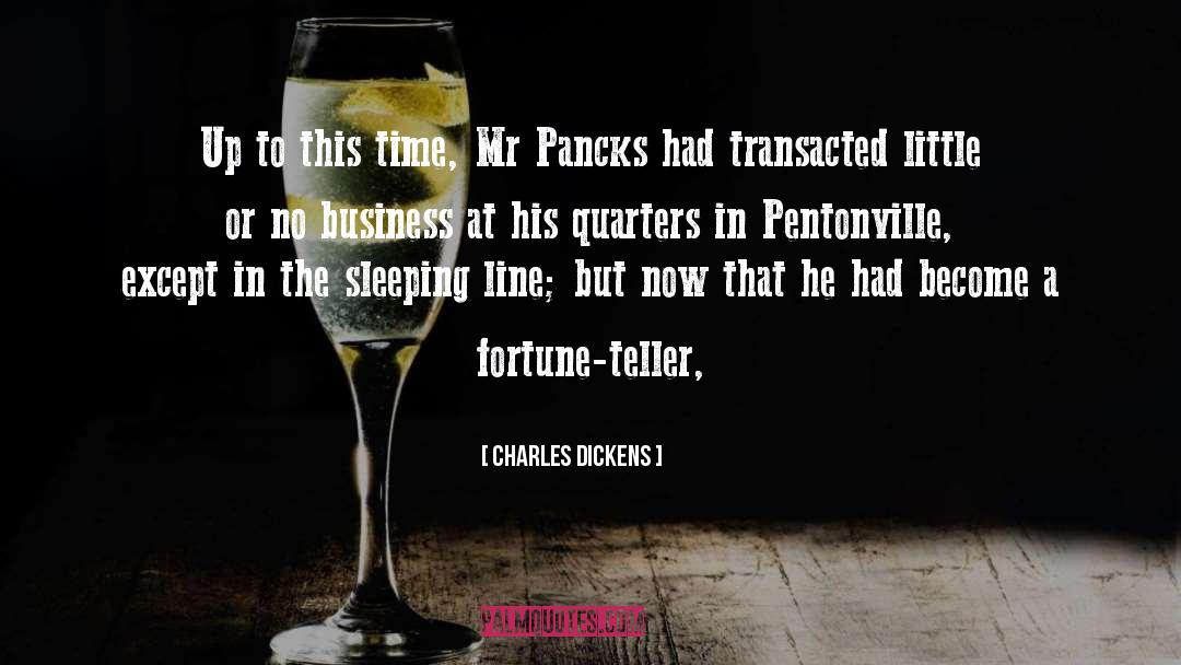 Fortune Teller Paper quotes by Charles Dickens