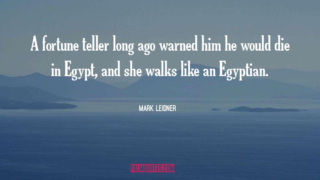 Fortune Teller Paper quotes by Mark Leidner