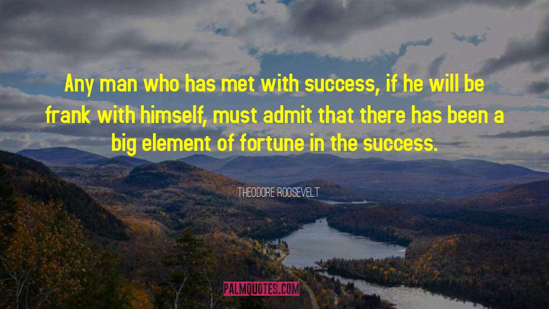 Fortune Telling quotes by Theodore Roosevelt