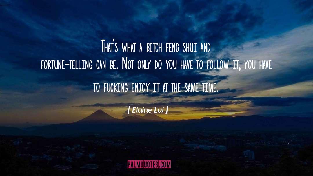 Fortune Telling quotes by Elaine Lui