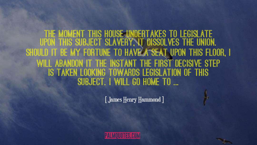 Fortune Telling quotes by James Henry Hammond