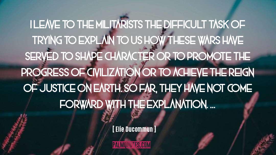 Forward Motion quotes by Elie Ducommun