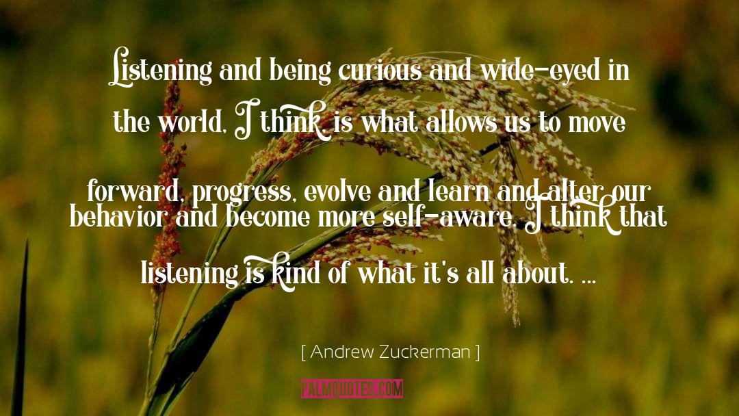 Forward Thinking quotes by Andrew Zuckerman