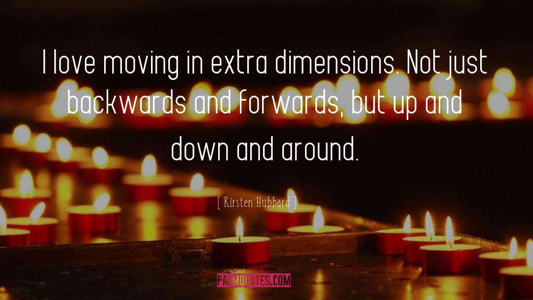 Forwards quotes by Kirsten Hubbard