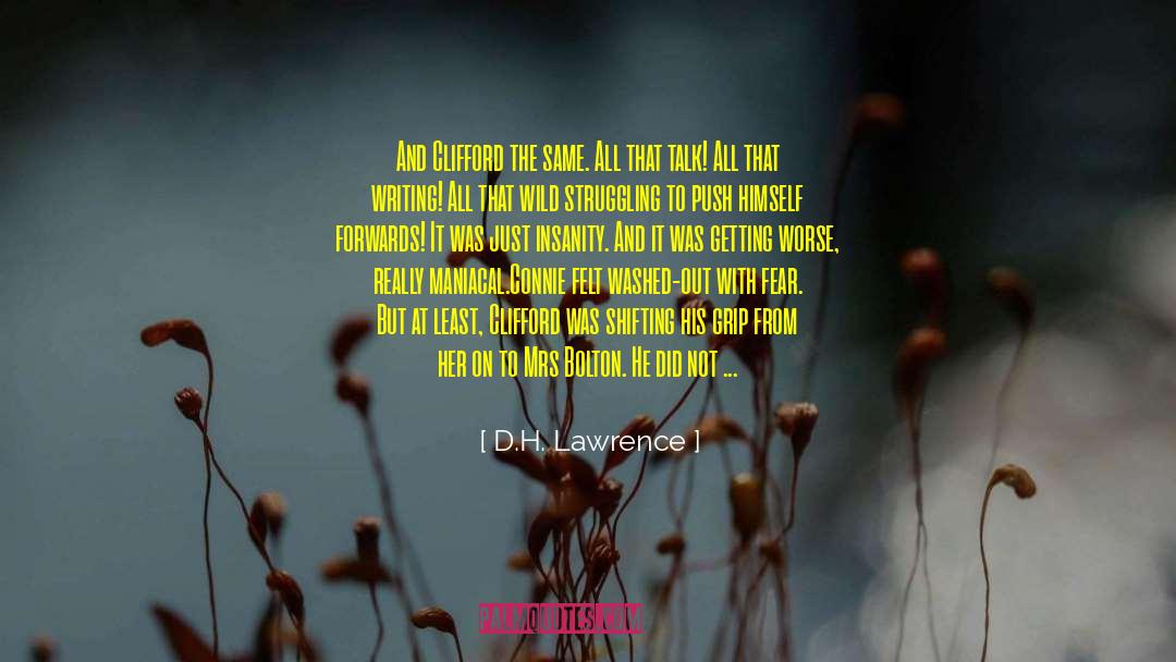 Forwards quotes by D.H. Lawrence