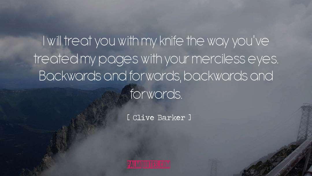 Forwards quotes by Clive Barker