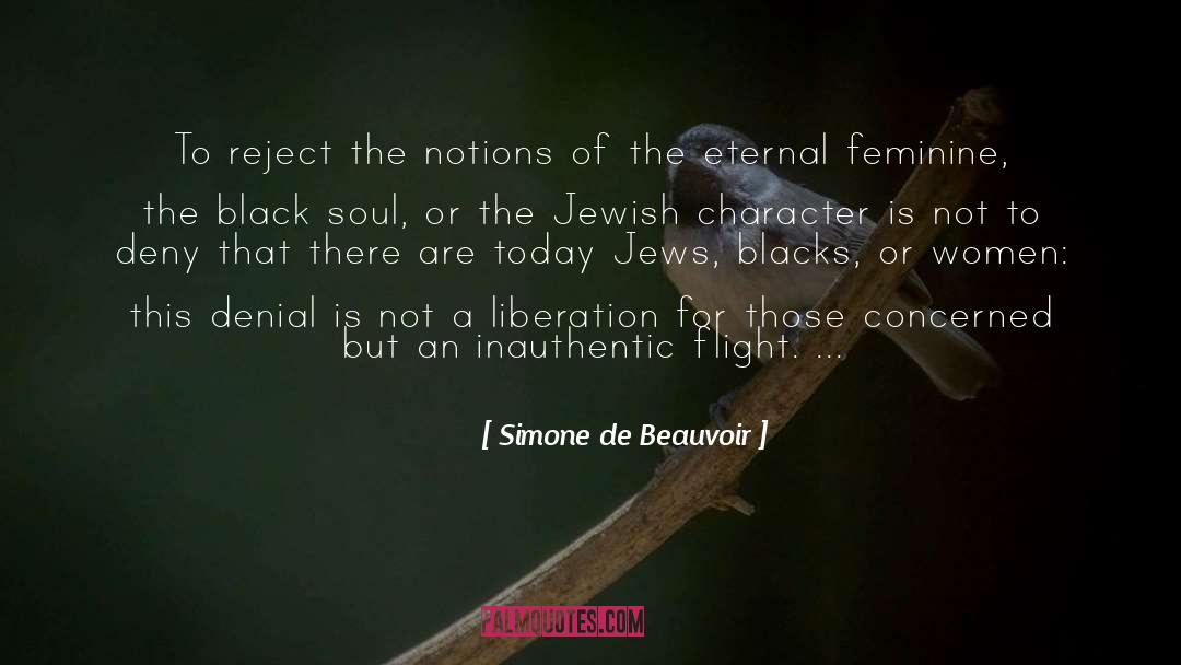 Foseph Black quotes by Simone De Beauvoir