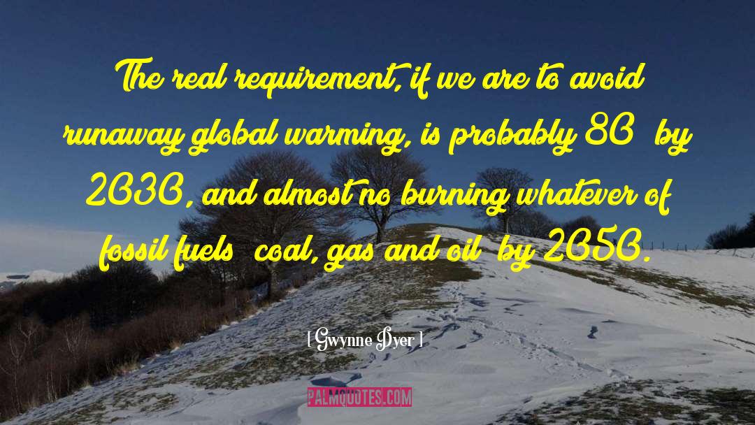 Fossil Fuel quotes by Gwynne Dyer