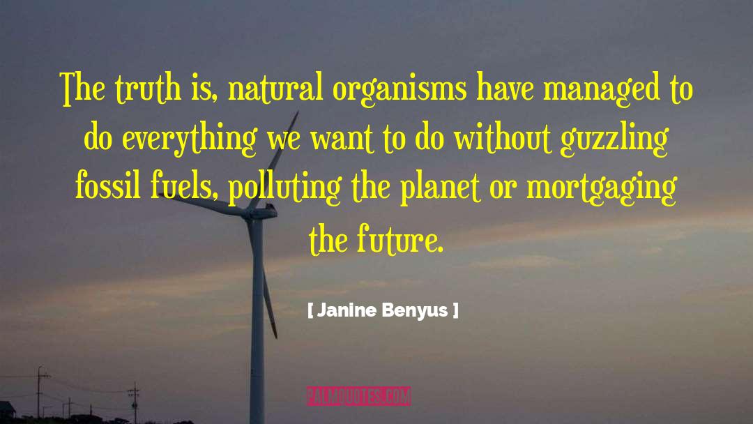 Fossil Fuels quotes by Janine Benyus