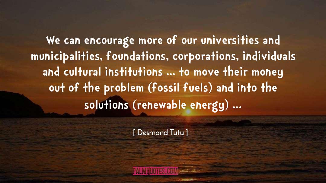 Fossil Fuels quotes by Desmond Tutu