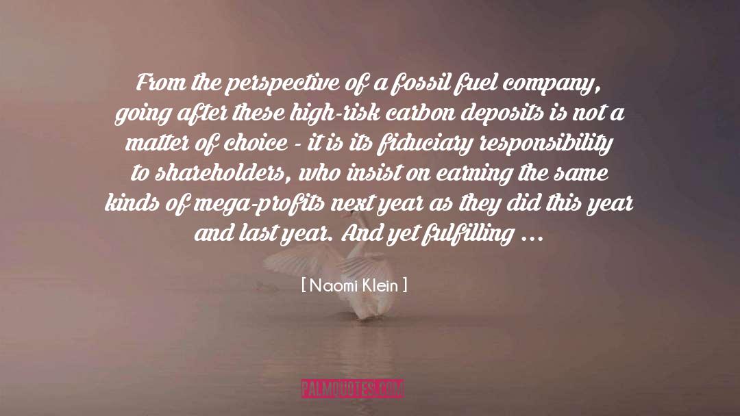 Fossil quotes by Naomi Klein