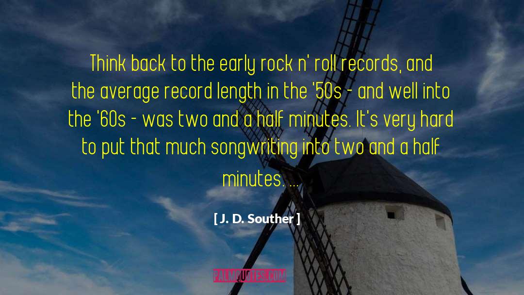 Fossil Record quotes by J. D. Souther