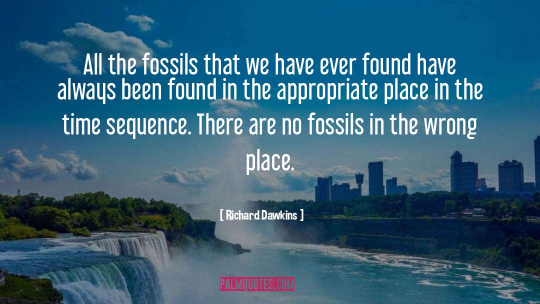 Fossils quotes by Richard Dawkins