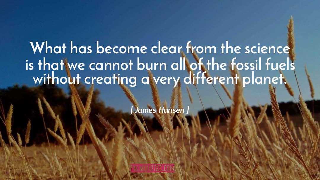 Fossils quotes by James Hansen