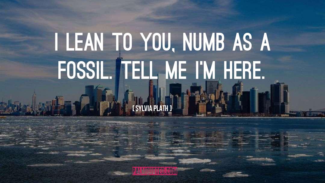 Fossils quotes by Sylvia Plath