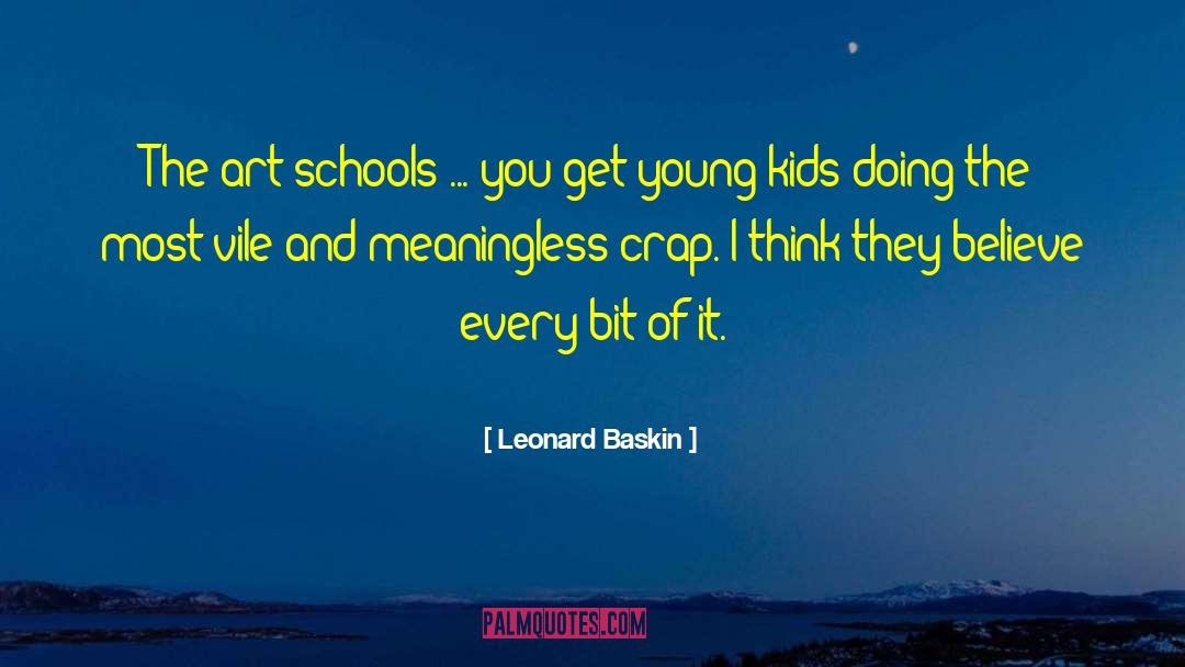 Foster Kids quotes by Leonard Baskin