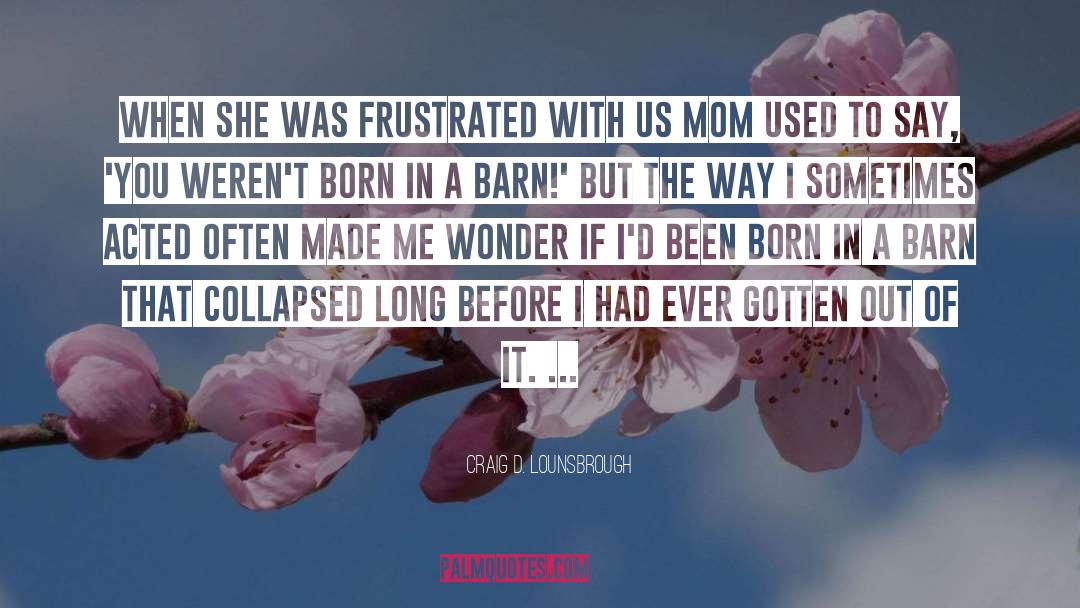 Foster Parents quotes by Craig D. Lounsbrough