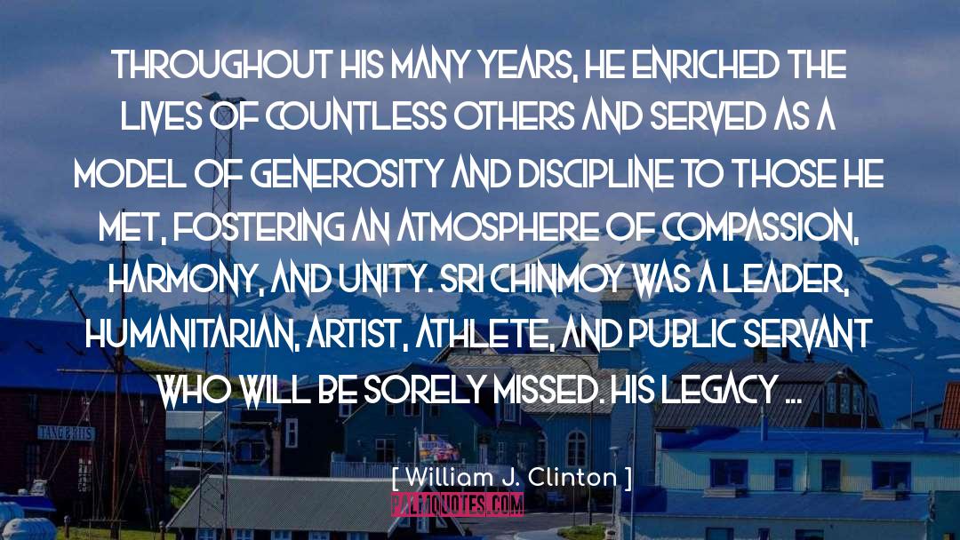 Fostering quotes by William J. Clinton