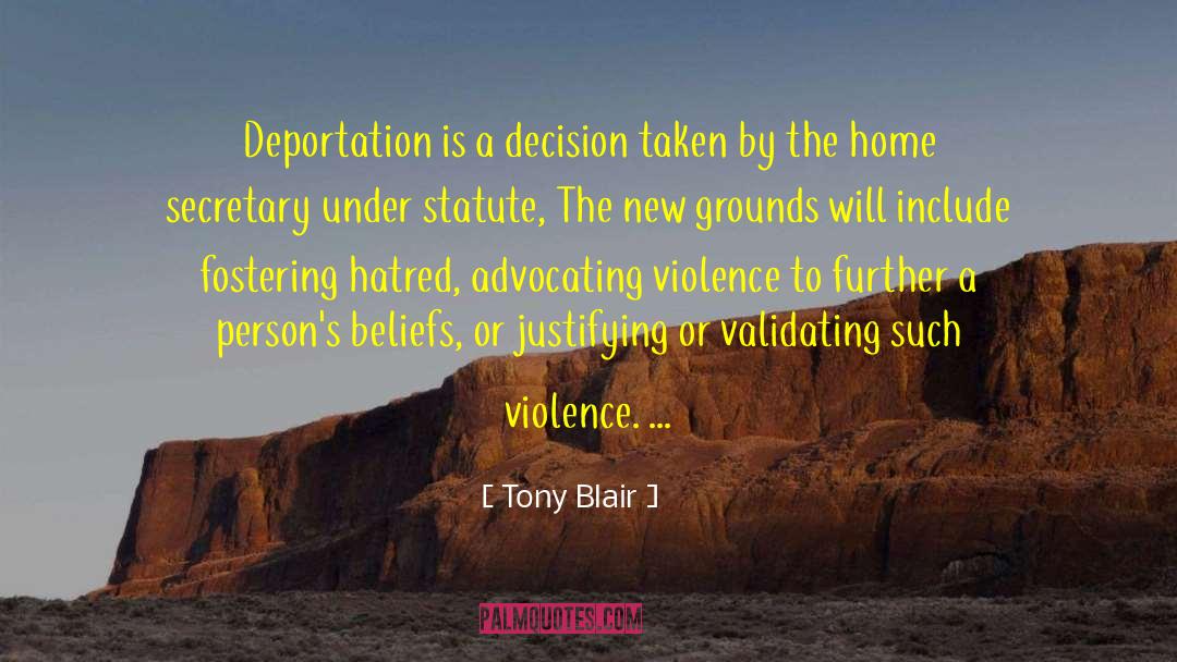 Fostering quotes by Tony Blair