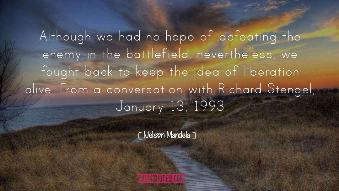 Fought Back quotes by Nelson Mandela