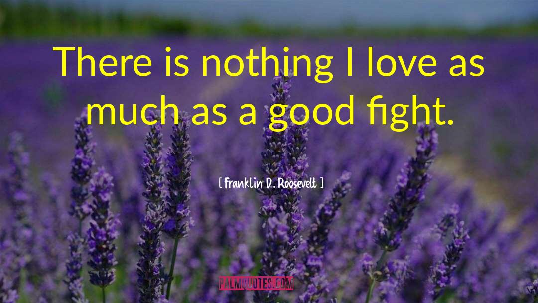Fought The Good Fight Quote quotes by Franklin D. Roosevelt