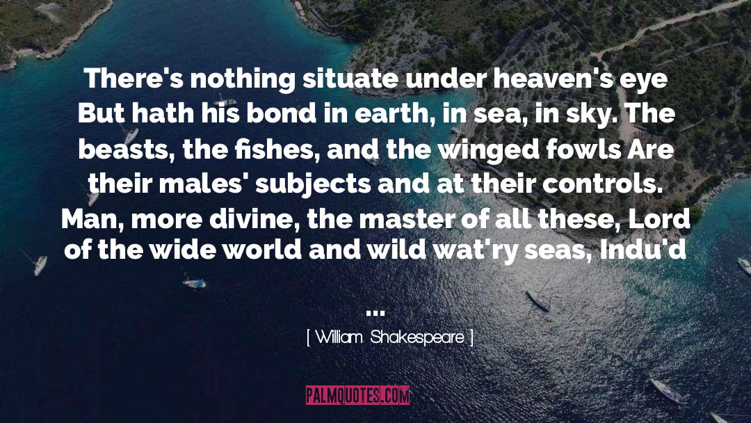 Foul Weather At Sea quotes by William Shakespeare