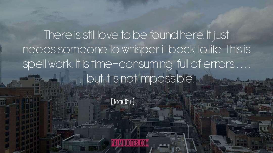 Found Love Unexpectedly quotes by Nikita Gill