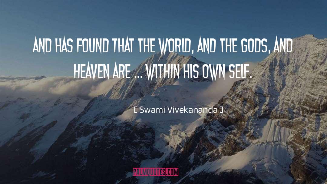 Found The Treasure quotes by Swami Vivekananda