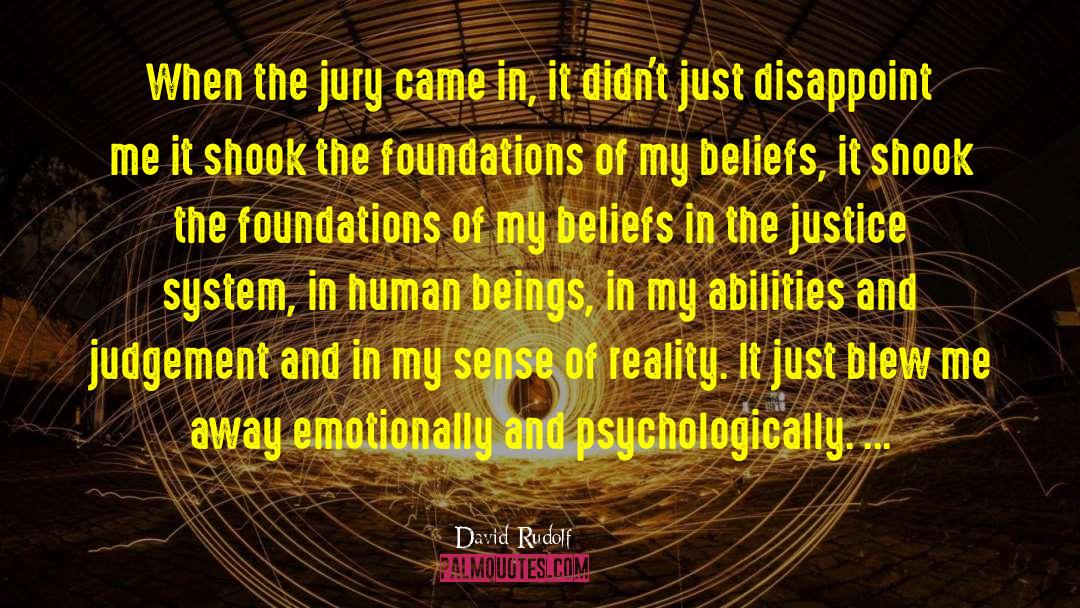 Foundations quotes by David Rudolf