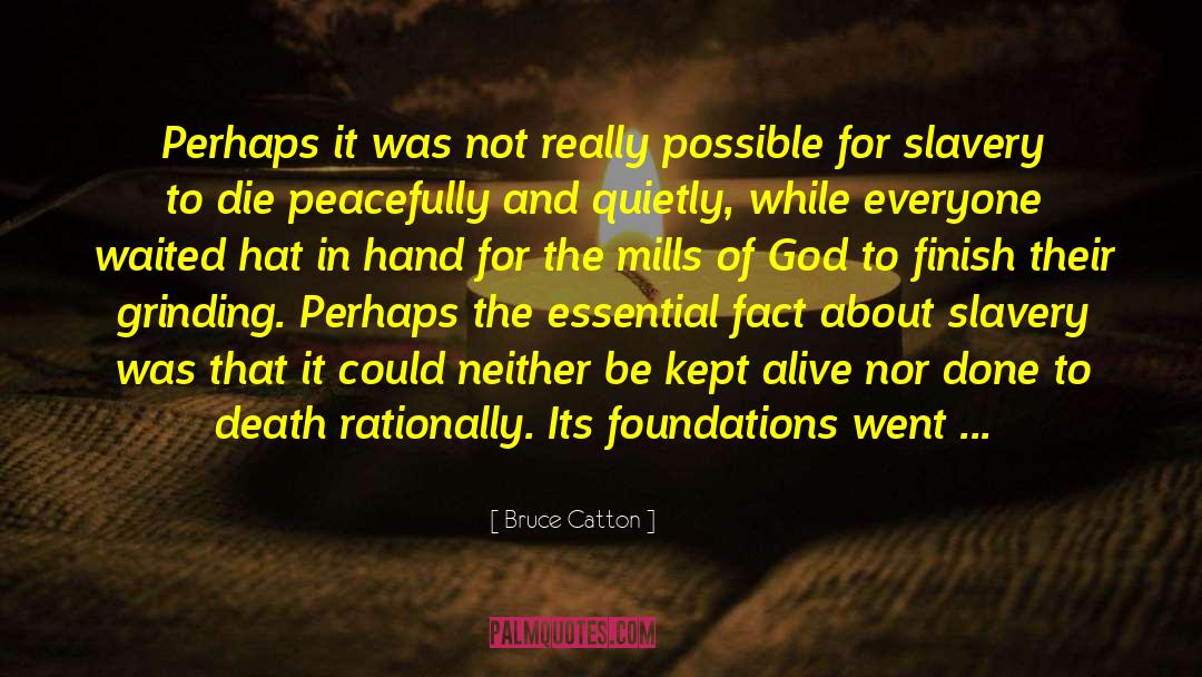 Foundations quotes by Bruce Catton