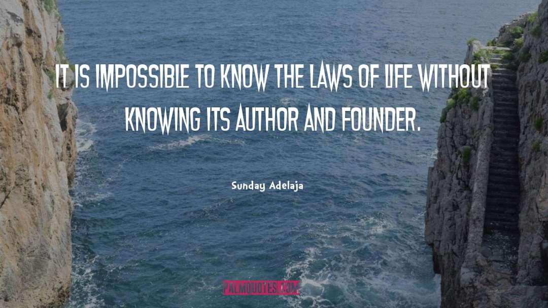 Founder Of Seismology quotes by Sunday Adelaja