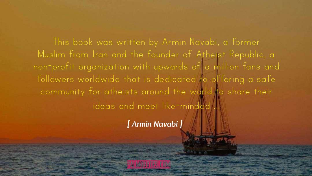 Founder quotes by Armin Navabi